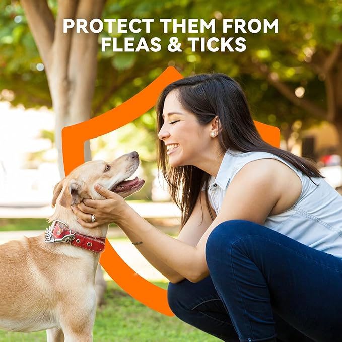Flea and Tick Prevention for Dogs, Addcool Dog Flea and Tick Treatment, Flea & Tick Control Topical Drops, 3 Doses, Vet-Recommended(5-22 lbs)