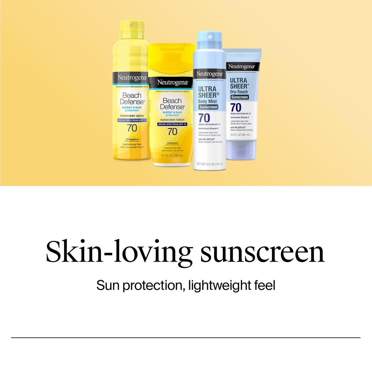 Neutrogena Ultra Sheer Dry Touch Sunscreen Lotion SPF 45 Broad Spectrum UVA UVB Protection Lightweight Water Resistant up to 80 Minutes Oil PABA Oxybenzone Free, 2-pack of 3 fl oz