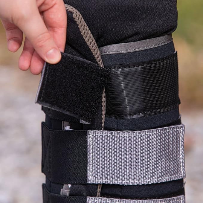 Dura-Tech Stable Quick Wraps for Horses | Ultimate Comfort & Protection for Equine Legs | Enhanced with Far-Infrared Technology | Perfect for Trailering or Stabling | Size Medium