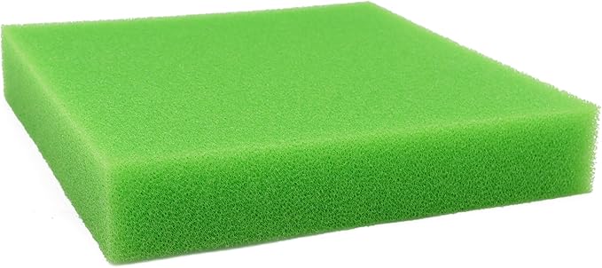 Aquarium Bio Sponge Pad Filter Media for Fish Tank,20/30/40PPI Open Cell Coarse Foam Block Foam Pre Filter Sponge (11" Lx 10.25" W x 2" H 30PPI)