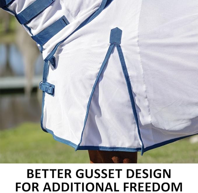 Schneiders Soft Interlock Mesh II Horse Fly Sheets | Superior UV & Insect Protection | Versatile Euro Fit Option | Reflective Safety Design
