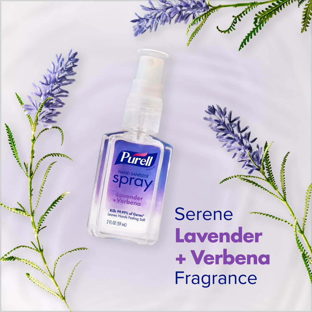 PURELL Hand Sanitizer Spray, Infused with Essential Oils, Scented Variety Pack, 2 fl oz Travel-Size Bottle (Pack of 6) - 2026-04-ECMP