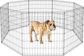 BestPet Metal Wire Playpen, 30 Inch Tall Black