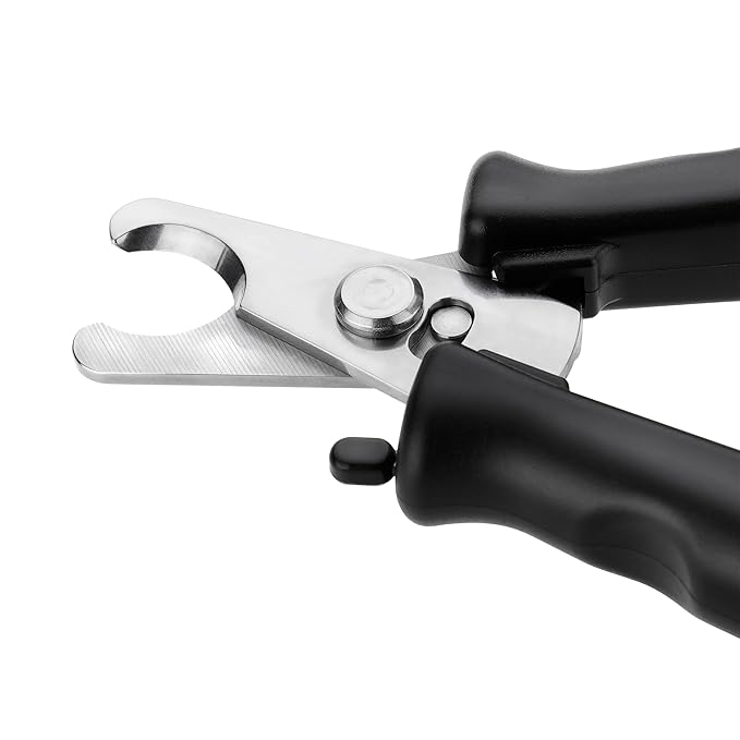 Tweezerman Large Nail Clippers for Dogs & Cats, Manual Professional Cat & Dog Nail Trimmer with Ergonomic Handle