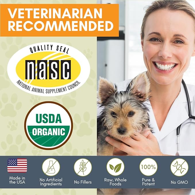 Wholistic Pet Organics:Dog Probiotics and Digestive Enzymes-Probiotic Chews for Dogs Digestive Health,Support Gut Health Immune Supplement Prevents Dog Digestive Problems (Original, 240 Count)