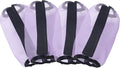 Horse Fly Boots Set of 4, Ultra Lightweight Breathable Mesh Leg Wraps, Non-Slip Fit, Reduce Stomping, Universal Size, Ideal for Summer Violet