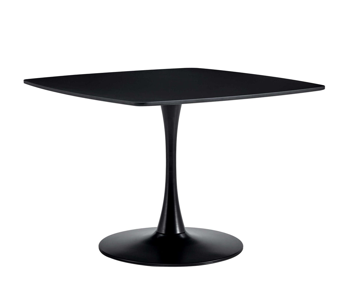 Table Mid-Century Dining Table For 4-6 People With Round Table Top, Pedestal Dining Table, End Table Leisure Coffee Table