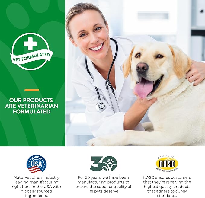 NaturVet – Advanced Probiotics & Enzymes - Plus Vet Strength PB6 Probiotic | Supports and Balances Pets with Sensitive Stomachs & Digestive Issues | for Dogs & Cats (4 oz)