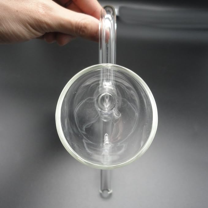 Glass Lily Pipe Outflow for Aquarium Planted Tank (10mm for 9/12mm (3/8" ID) tubing)