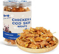 Dog Treats Chicken & Fish, High in Protein and Omega-3, for Large Small Dogs, 10.5 oz