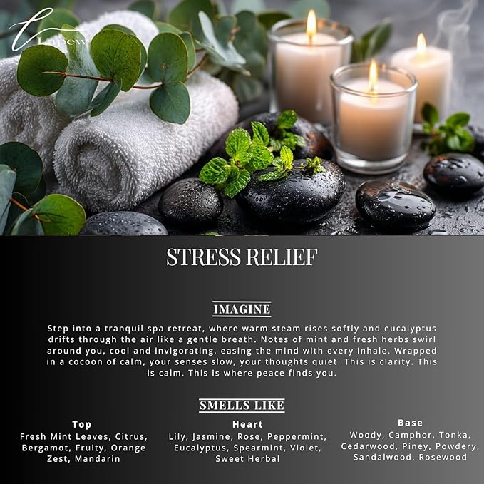 Stress Relief Carpet Freshener Powder Refill 36 oz | Powerful Odor Eliminator for Home | Upholstery Deodorizer | Carpet Deodorizer | Pet Urine | Cat Litter Box