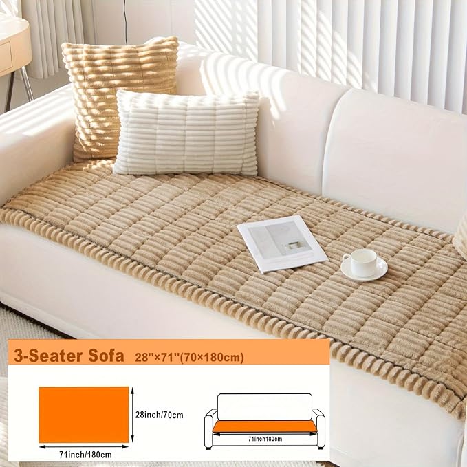 ZQFFB Pet Couch Cover Dogs Washable Non-Slip Couch Protector Pet Friendly Dog Mat for Couches and Sofas