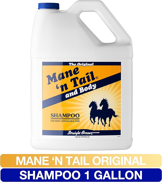 Mane 'n Tail Original Shampoo for Horses & Humans, for A Down to The Skin Clean (1 Gallon)