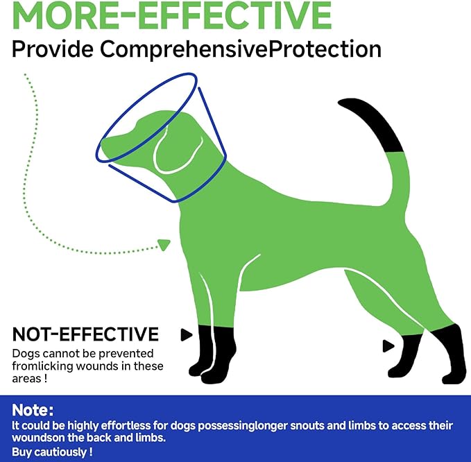 Dog Cone Collar XL, Soft Cones for Large Medium Small Dogs,Adjustable Dog Cone Alternative to Stop Licking, Comfy Elizabethan Collar for After Surgery Wound Healing & Hot Spots Blue