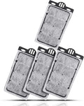4pcs Aquarium Waterfall Reptiles Turtle Filter Cartridges Replacement Waterfall Filter only Ultra-Activated Carbon with Whisper Technology (4pcs Filter Cartridges)