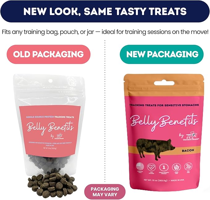 Training Treats for Dogs - Soft Bison - Low Calorie Dog Training Treats for Sensitive Stomachs with Single Source Premium Protein, Corn Free, & Soy Free Formula - 10 oz