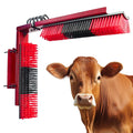 Livestock Scratch Brush With Spring Iron Holder，Animal Back Scratching Brush For Cow,Cattle,Sheep, Horses,Pigs，Massage Grooming Tool