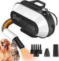 Dog Blow Dryer - Ultra-Quiet 40dB Cat Mode, 3-in-1 Nozzles & Adjustable Speed/Temp, Negative Ion Technology, BLDC Motor for Fast Drying, Portable & All-in-One Storage for Dogs & Cats
