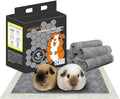 Guinea Pig Bedding, Disposable Guinea Pig Cage Liners, Charcoal Odor Controlling Absorbent Waterproof Pee Pads for Rabbits, Hamster and Other Small Animals. 18''x31'',24 Count