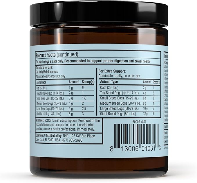 Dr. Mercola, Complete Probiotics, for Cats and Dogs, 3.17 oz (90 g), Supports Immune Function, Digestive Support, Non GMO, Soy Free, Gluten Free