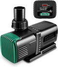 4800GPH Aquarium 36V DC Water Pump with Controller, 105W Submersible and Inline Return Pump for Fish Tank,Fountains,Sump,Hydroponic,Pond,Freshwater and Marine Water Use,25FT Max Lift