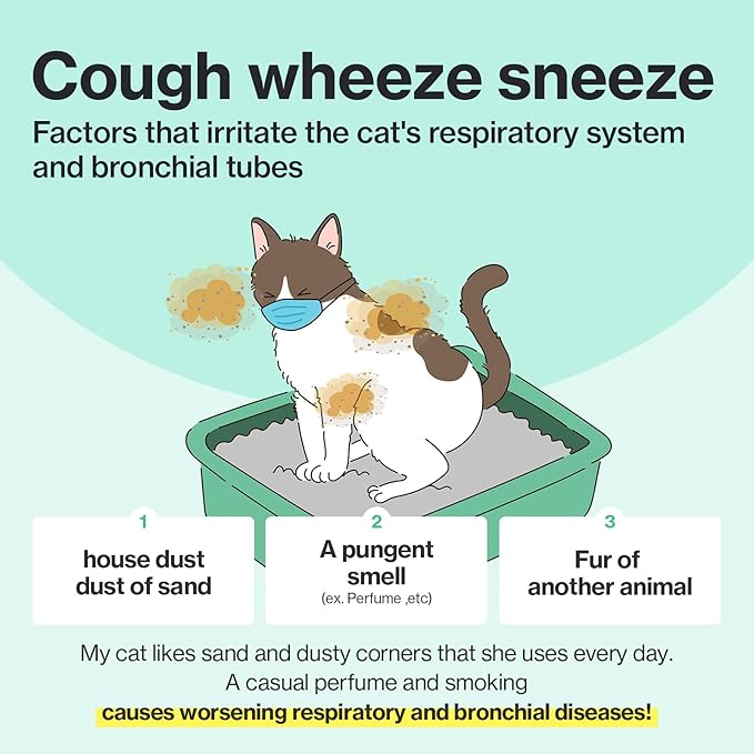 Dr.by Cat Breath Bronchial Supplements Cat Sneezing Treatment Asthma Cold Cough Nose Relief Respiratory&Immune Support with TF-343-30 lickable Formula Individually Packaged, Chicken (2 Packs (17OZ))