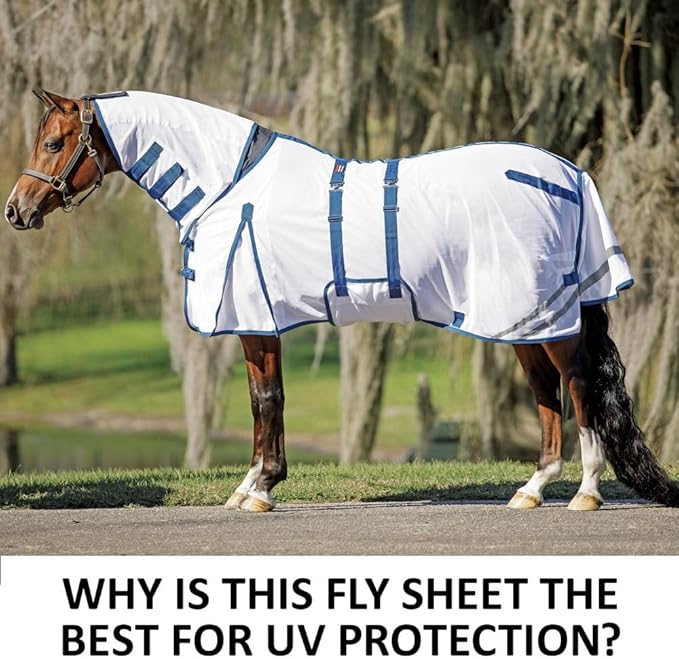Schneiders Soft Interlock Mesh II Horse Fly Sheets | Superior UV & Insect Protection | Versatile Euro Fit Option | Reflective Safety Design
