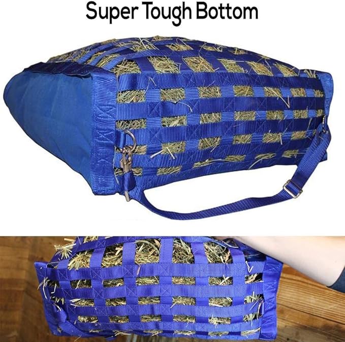 Derby Originals Front Web Slow Feeder Horse Hay Bag Super Tough Bottom with 6 Month Warranty