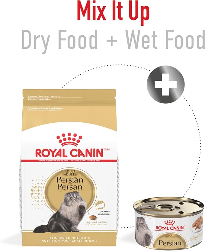 Royal Canin Persian Breed Adult Dry Cat Food, 7 lb bag