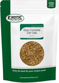 Exotic Nutrition Degu Diet (18lb) - Nutritionally Complete Healthy Pellet Diet with Whole Oats - for Domesticated Pet Degus
