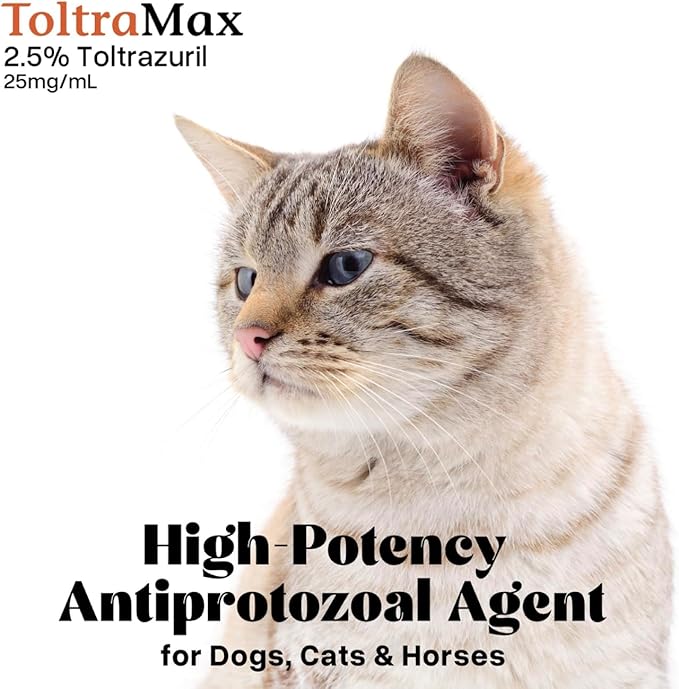 Vetr's Toltramax Toltrazuril Powder for Horses, Dogs, Cats, 100g (2.5%, Cinnamon)