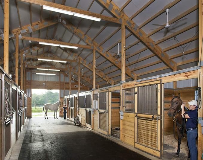 American Floor Mats - Horse/Stable Mats - Heavy Duty Stall Mats - Thick, Durable Rubber Flooring Solid Black 3/8" Thick - 3' x 4' Mat