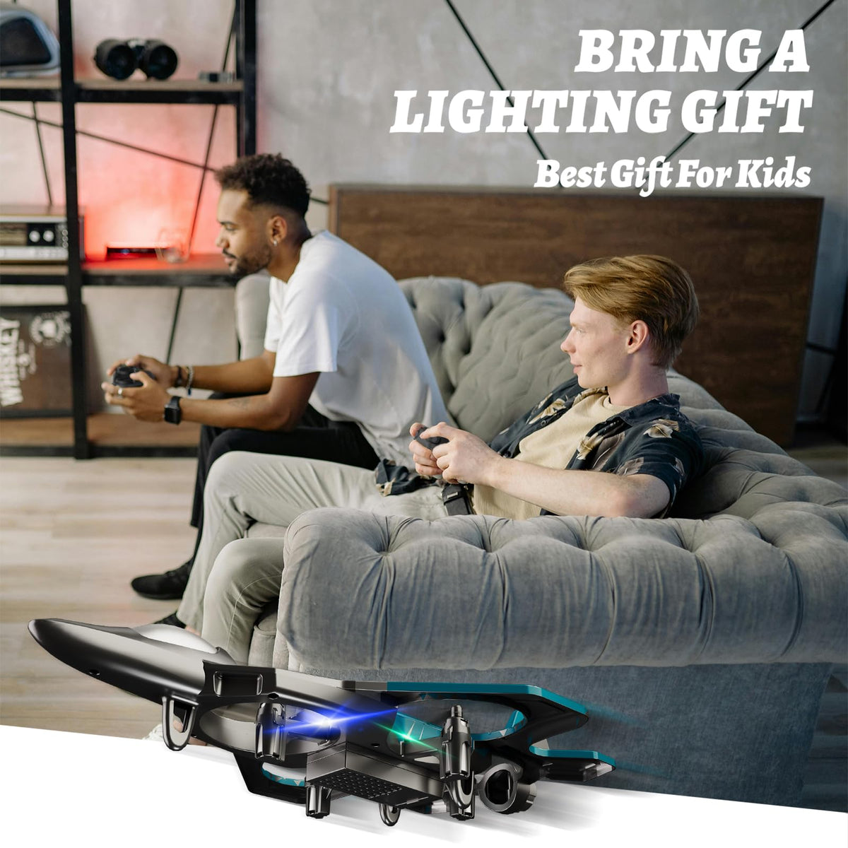 4DRC RC Planes Remote Control Airplanes for Kids, Foam Remote Control Planes for Kids Adults Beginners, Remote Control Helicopter Fighter Jet Drones for Kids Adults, 360° Flip Easy to Fly