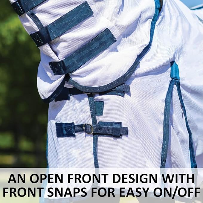 Schneiders Soft Interlock Mesh II Horse Fly Sheets | Superior UV & Insect Protection | Versatile Euro Fit Option | Reflective Safety Design