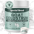 Special Breed Goat Colostrum for Dogs and Cats, Immune Support Supplement for Allergy and Itch Relief, Grass Fed Colostrum Powder - 300 Scoops