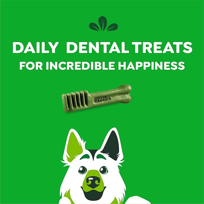 Greenies Original Large Dental Dog Treats, 6 oz. Pack (4 Treats)