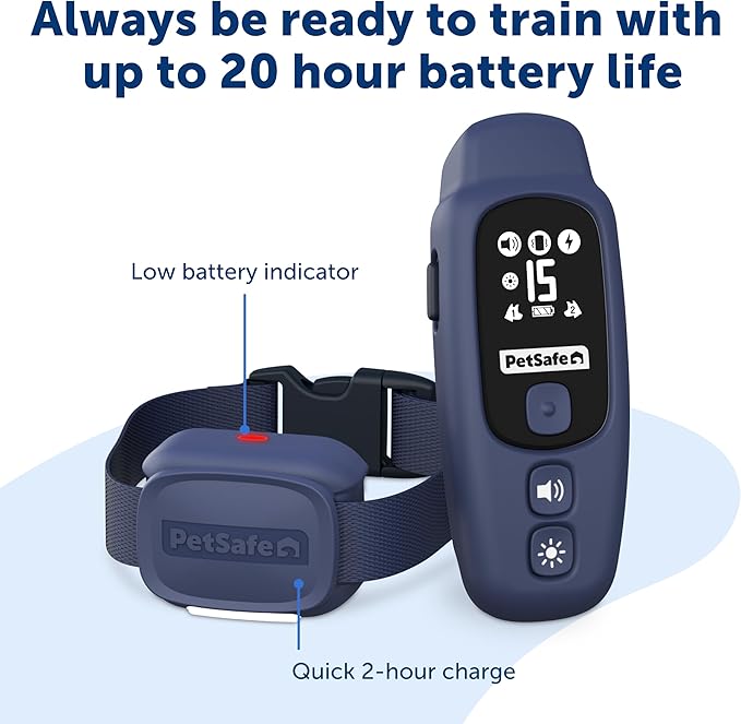 PetSafe Core Dog Trainer with Remote – Waterproof Training Collar – 1000 Foot Range – Tone, Vibration and 15 Levels of Static