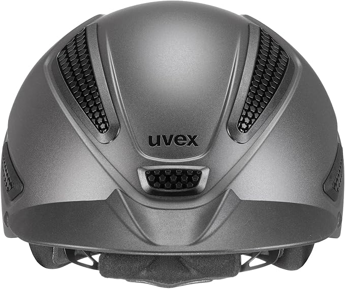 uvex perfexxion II Horse Riding Helmet for Women & Men, Anthracite - Adjustable & Excellent Ventilated Helmet