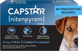 Capstar(nitenpyram) for Dogs Fast-Acting Oral Flea Treatment for Dogs 2-25 lbs, Vet-Recommended Medication Tablets Start Killing in 30 Minutes, 12 Doses