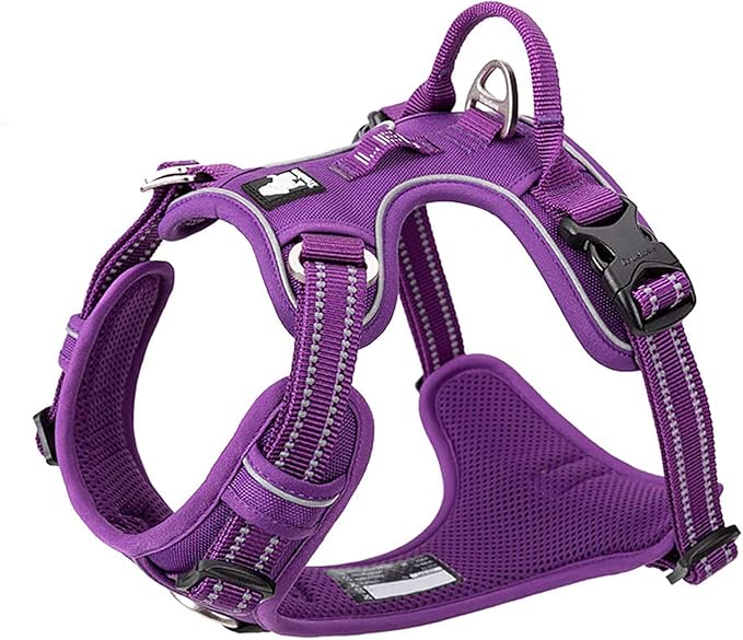 TRUE LOVE Dog Harness No Pull Nylon Reflective Pet Harness Adjustable Comfortable Control Step-in Brilliant Colors Truelove TLH56512 XS