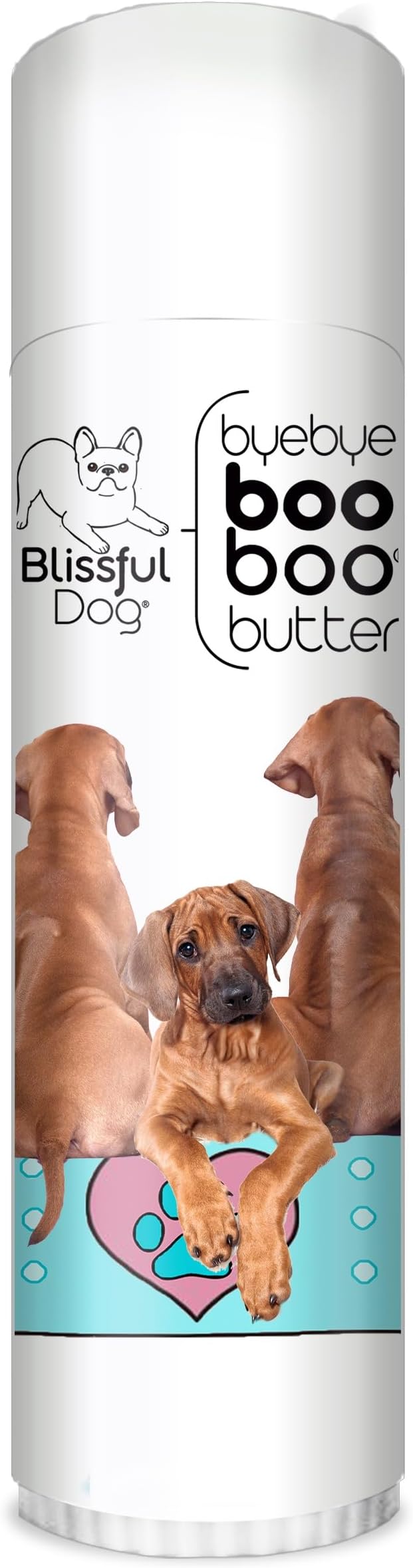 The Blissful Dog .50 oz Tube Rhodesian Ridgeback Booboo Butter