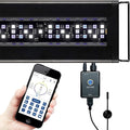 CURRENT USA 48"-60" Inch Orbit Marine LED Saltwater Reef Marine Aquarium Light with Bluetooth App Control | Wireless Lighting & eFlux Wave Pump Control for Fish Tank (4203)