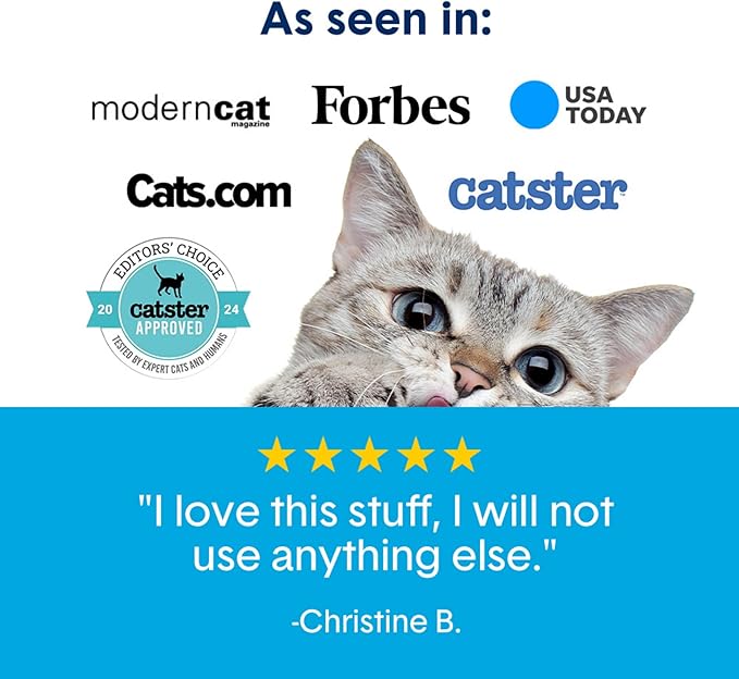 Boxie® Unscented 30 Day Natural Odor Control Cat Litter, 11.5lb Lightweight Plant Based Kitty Litter