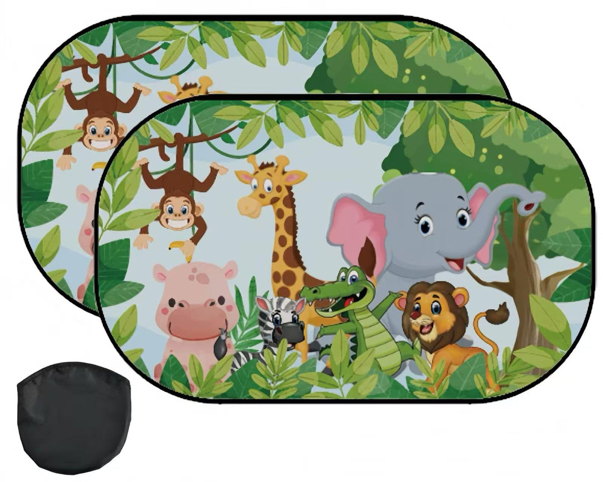Car Window Shade for Baby -Glare Shield and UV Rays Protection for Your Child, 2-Pack-20 X 12" Window Shade (123)