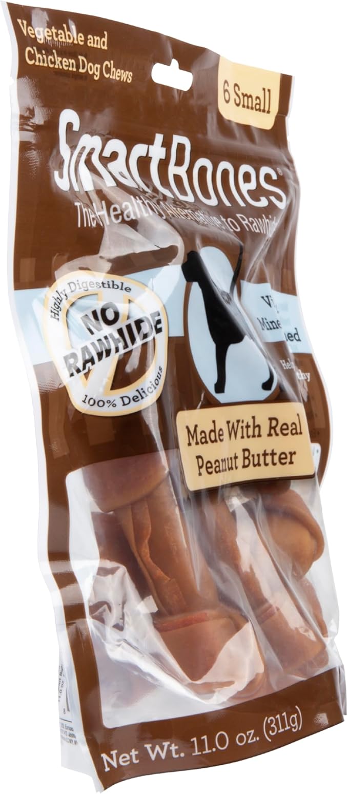 SmartBones Small Chews, Treat Your Dog to a Rawhide-Free Chew Made with Real Meat and Vegetables