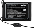 BN-LINK Reptile Heating Pad 8" X 12" with Adjust Knob, Adjustable Temperature Electric Indoor Under Tank Terrarium Heating Mat Waterproof for Turtles, Lizards, Frogs, and Other Reptiles