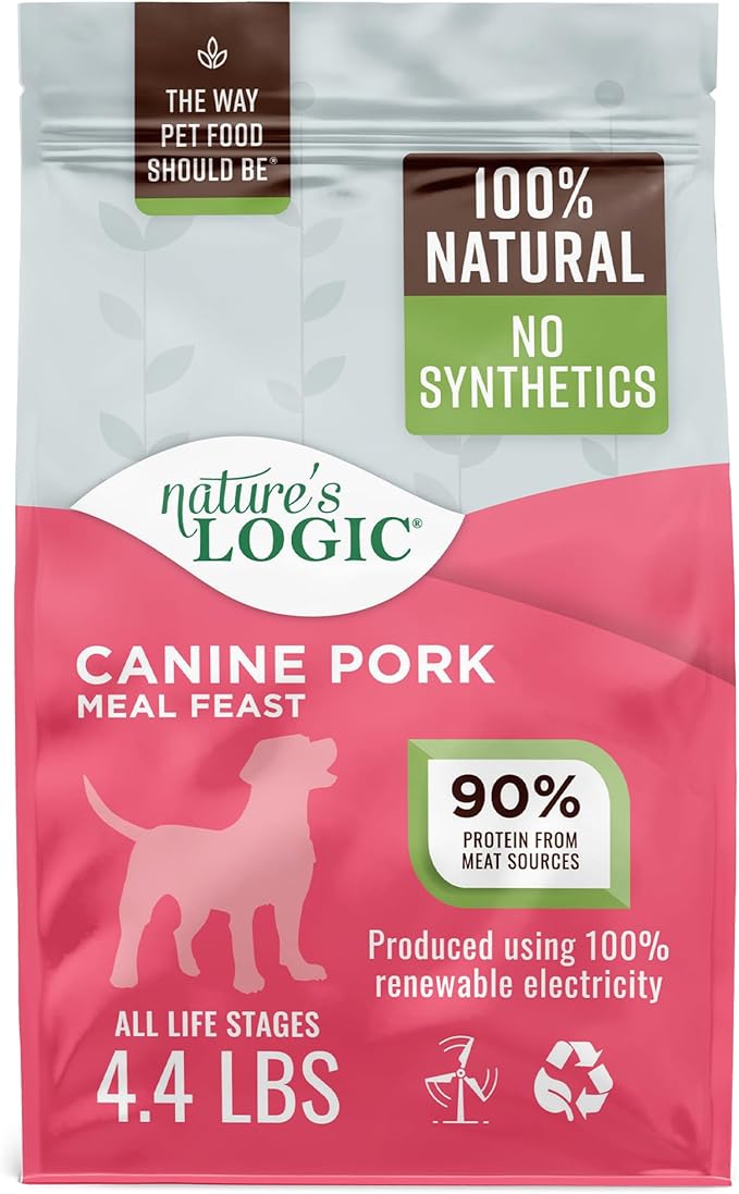 Nature's Logic Canine Pork Meal Feast, 4.4lbs