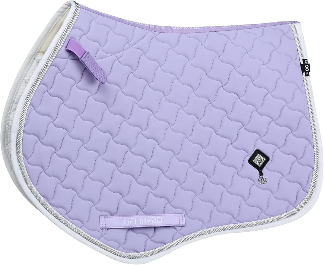 Close Contact Non-Slip Design Horse Riding Pad Moisture-Wicking Shock Absorbing English Saddle Pad for Horses