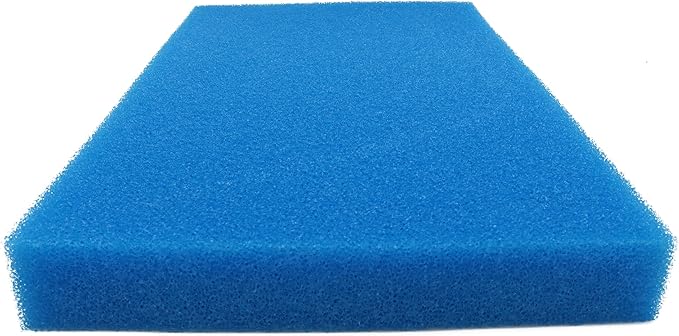 Aquarium Bio Sponge Pad Filter Media for Fish Tank,20/30/40PPI Open Cell Coarse Foam Block Foam Pre Filter Sponge (23" Lx 12.5" W x 2" H 20PPI)