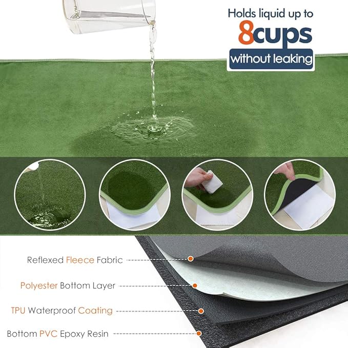Washable Pee Pads for Dogs, Extra Large Reusable Dog Pee Pad, Waterproof Pet Mat, Dog Playpen Mats for Puppy Training Whelping Playpen Pads